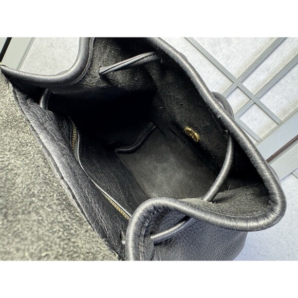 Vintage Coach Daypack 9960, Black Leather with Hangtag Backpack - Picture 12 of 13